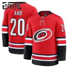 Carolina Hurricanes Trikot Anniversary Fanatics Premium Sebastian Aho Rot Ausweich - Kinder